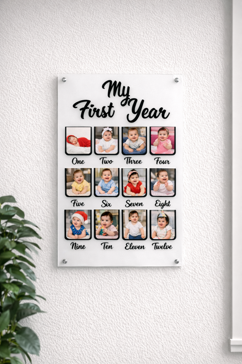 Personalized Acrylic Baby Frame
