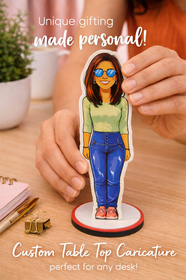 Personalized Table Top Caricature