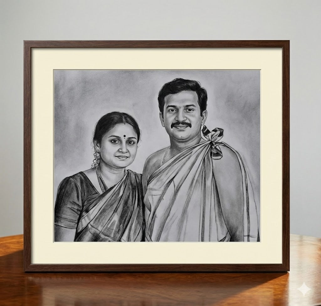Handmade Sketch Photo Frame
